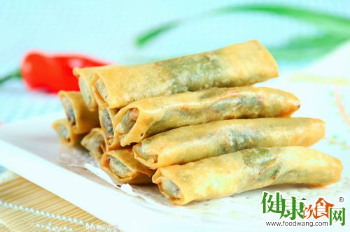 春卷虽味美但却不宜贪嘴